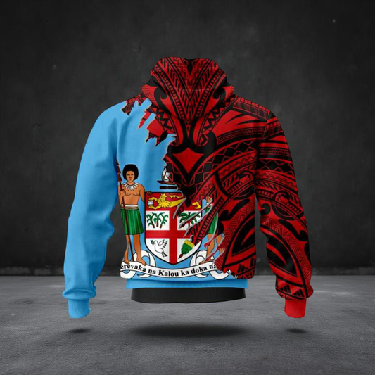 Fijian Tribal Hoodie