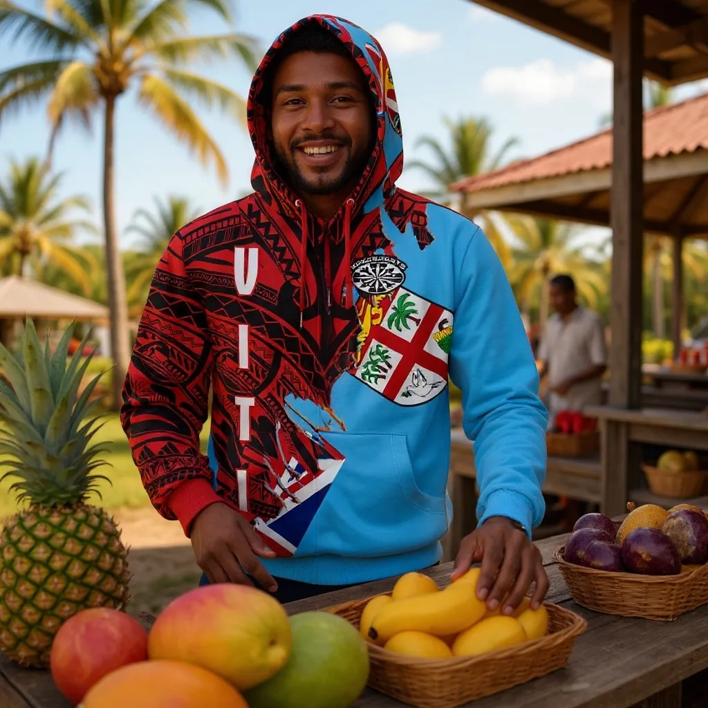 Fijian Tribal Hoodie